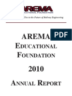 AREMA Educational Foundation 2010 Annual Report