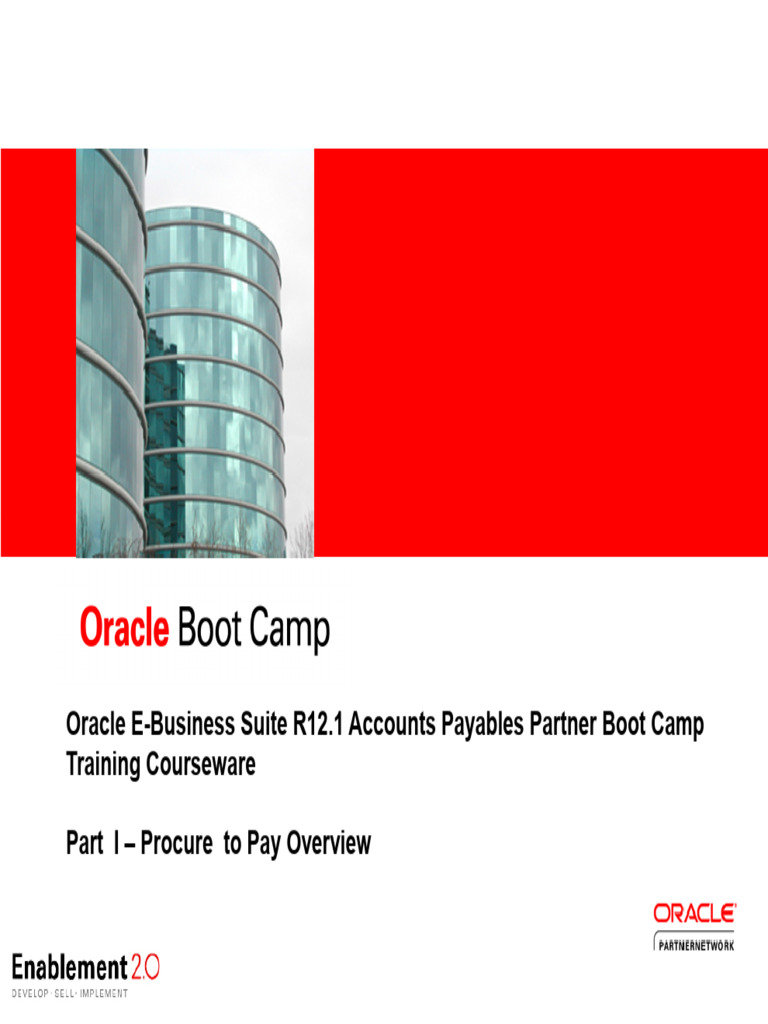 Ebs r12 1 fms accounts payable part 1 procure to pay overview