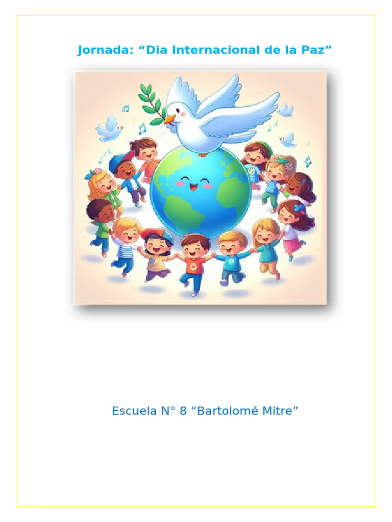 Actividades para el Día de la Paz Escolar | PDF