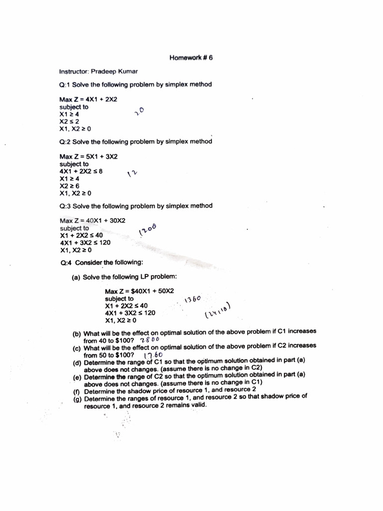 Tut 6 MIN 311 | PDF | Applied Mathematics | Analysis