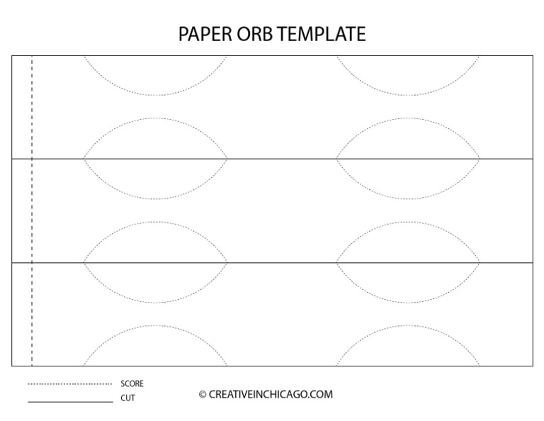 Paper Orb Template Creative in Chicago PDF