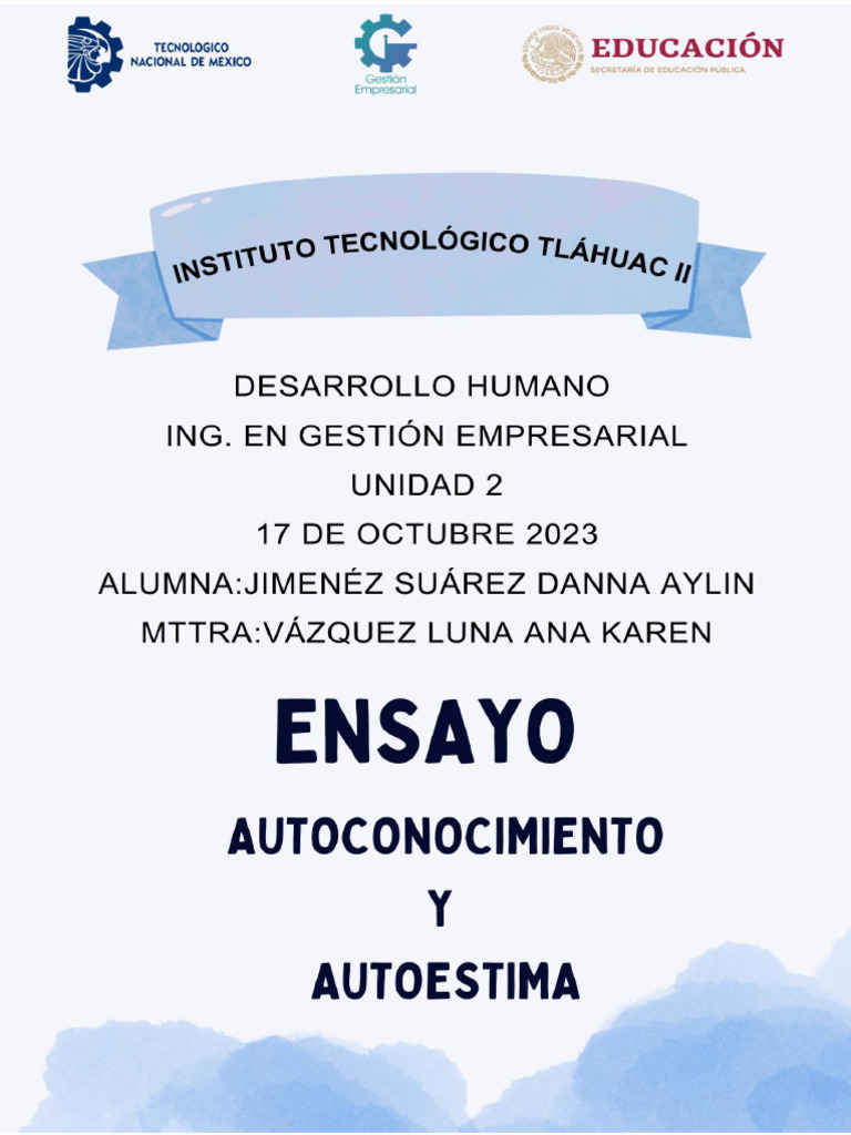 Autoconocimiento y Autoestima: Claves para el Desarrollo Personal | PDF ...