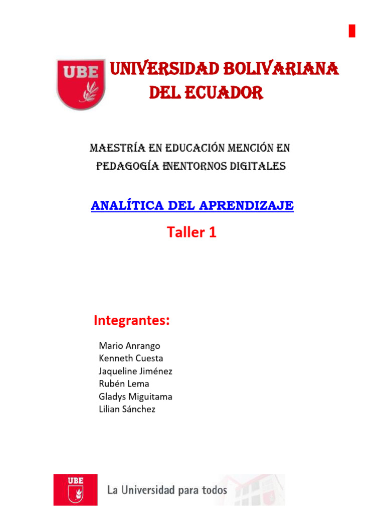 Analítica del Aprendizaje en Educación | PDF | Aprendizaje | Evaluación