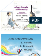 Jenis-Jenis Kaunseling