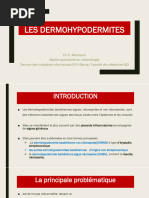 Les Dermohypodermite | PDF | Maladies et troubles | Maladies et ...