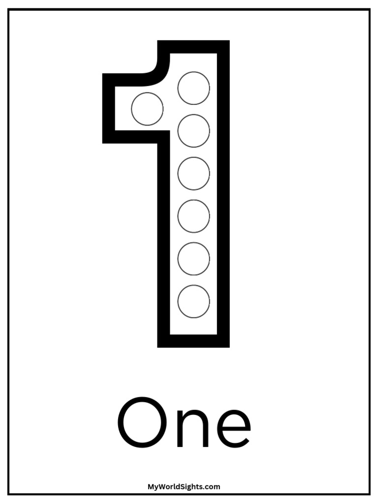 FREE Number Dot Marker Sheets | PDF