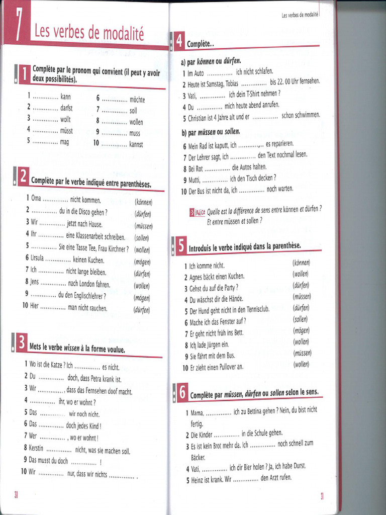 07 Les Verbes de Modalité | PDF