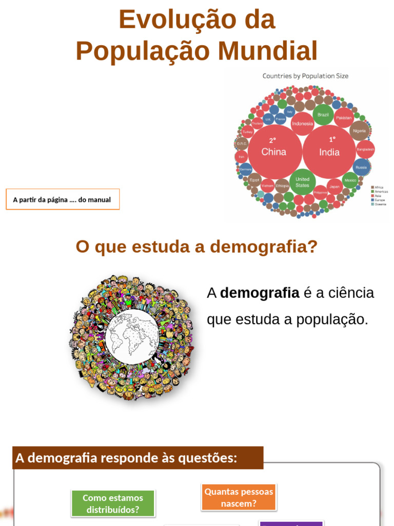 O que é Demografia e Seus Indicadores | PDF | Demografia | População ...