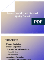 Sessions 13 & 14 Process Capability & Statistical Process Control