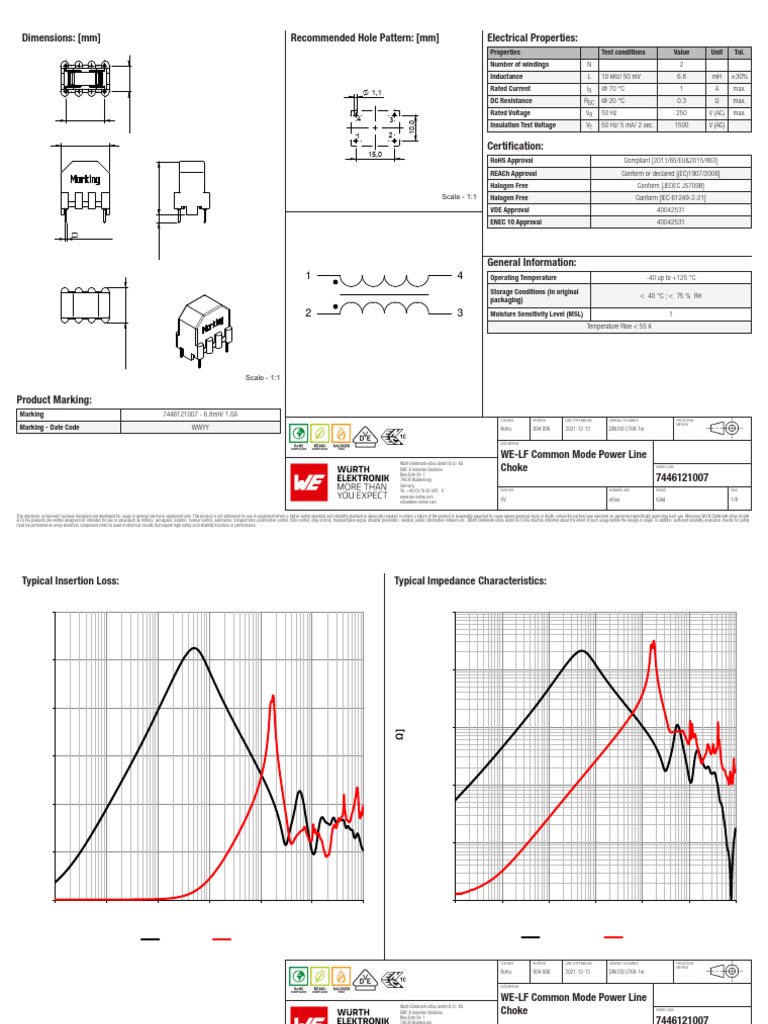 Common Mode Choke | PDF | Alternating Current | Manufactured Goods