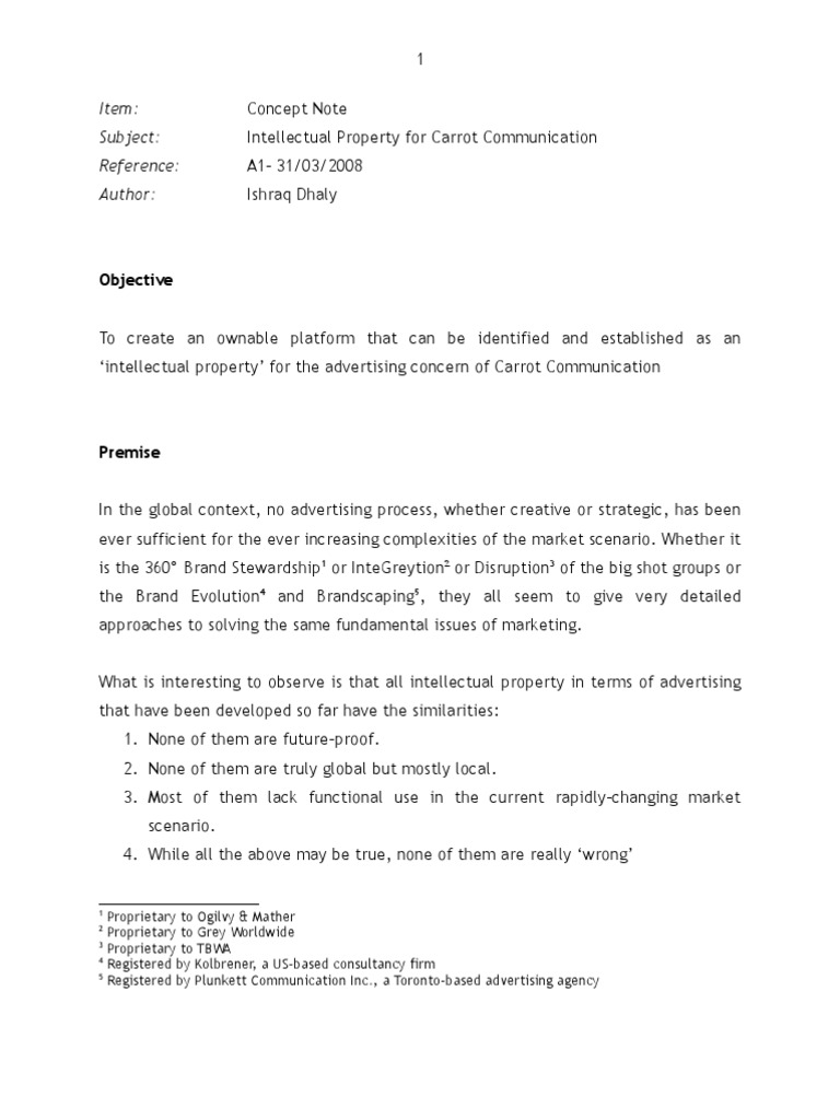 A1 31 March 2008 | PDF | Intellectual Property | Brand