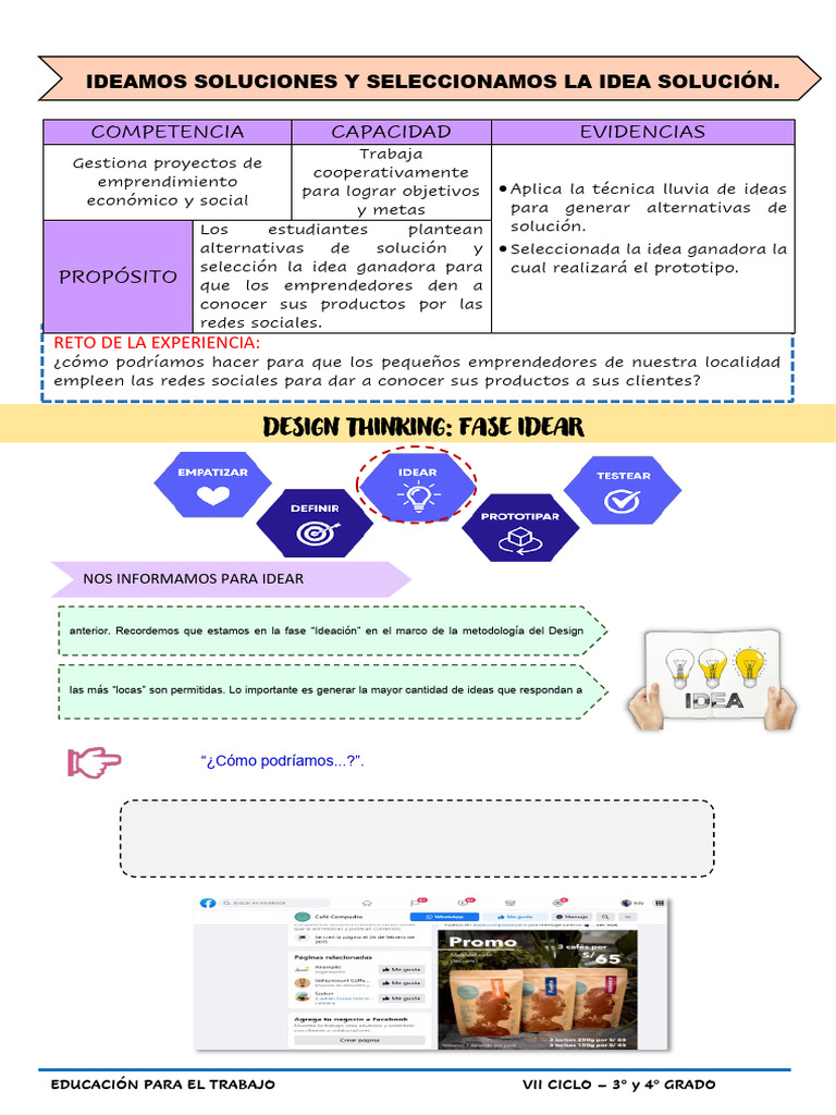 Para Empezar A Generar Ideas | PDF | Iniciativa empresarial | Lluvia de ...