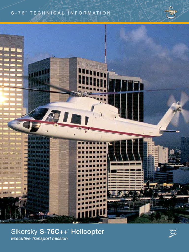 Sikorsky S-76C++ Executive Specs | PDF | Cockpit | Landing Gear