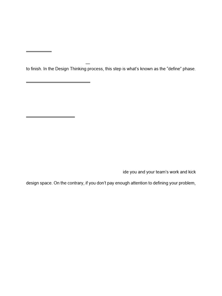 Defining Actionable Problem Statements | PDF | Design Thinking | Thought