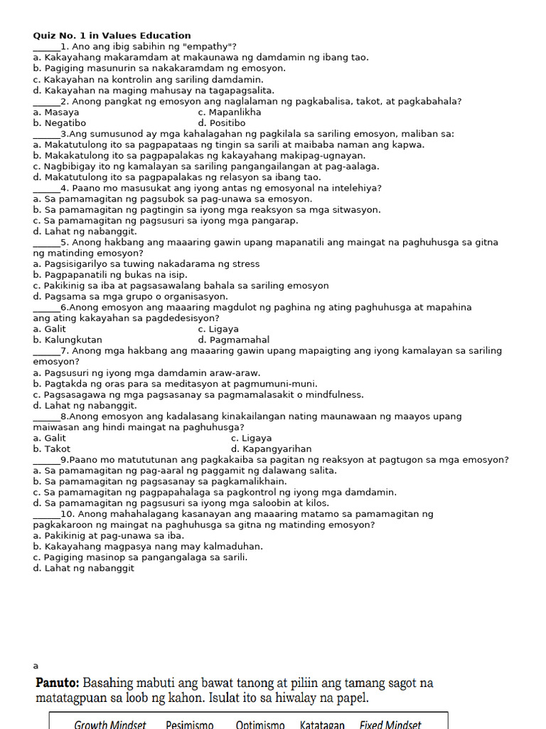 Quiz No 1 ESP | PDF