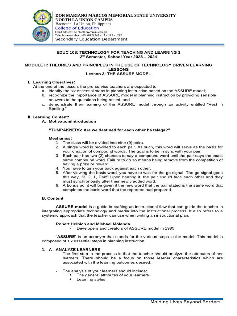 Almoite, Lamorena Written Report | PDF | Learning | Teachers