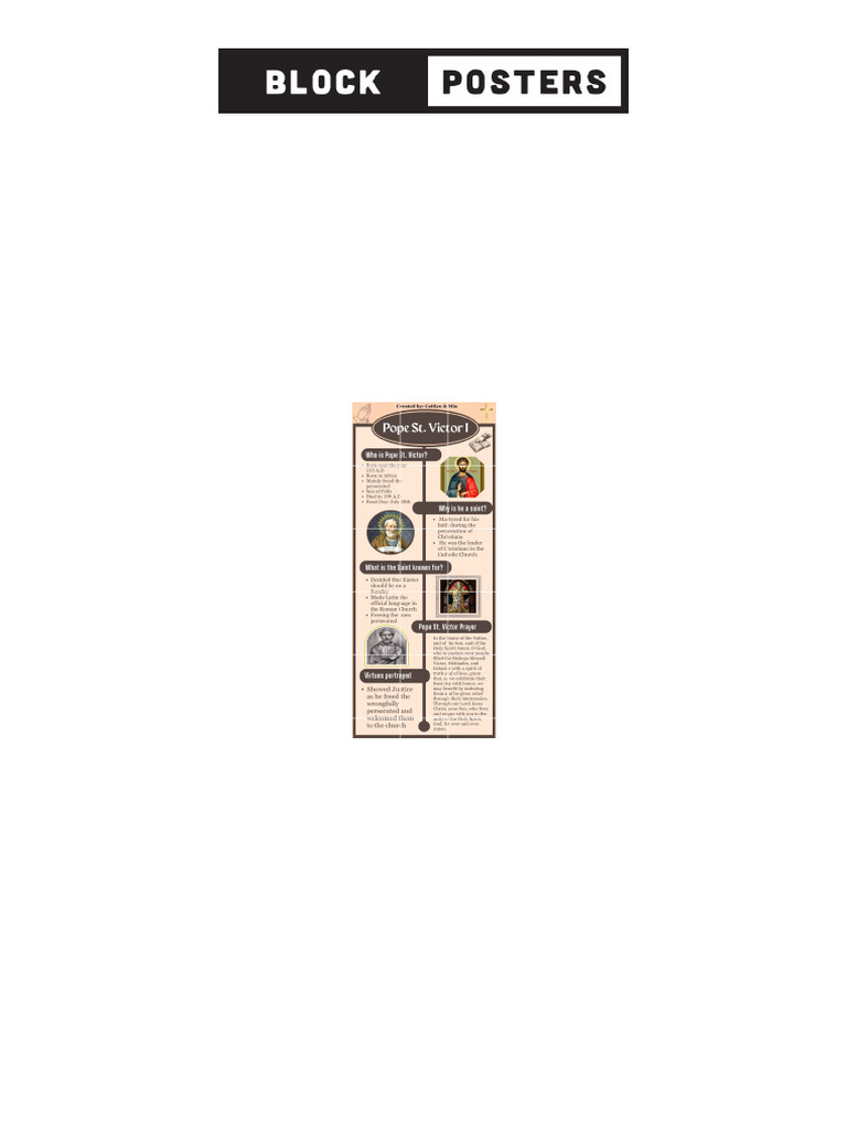 Block Poster Setup Guide | PDF | Lifestyle
