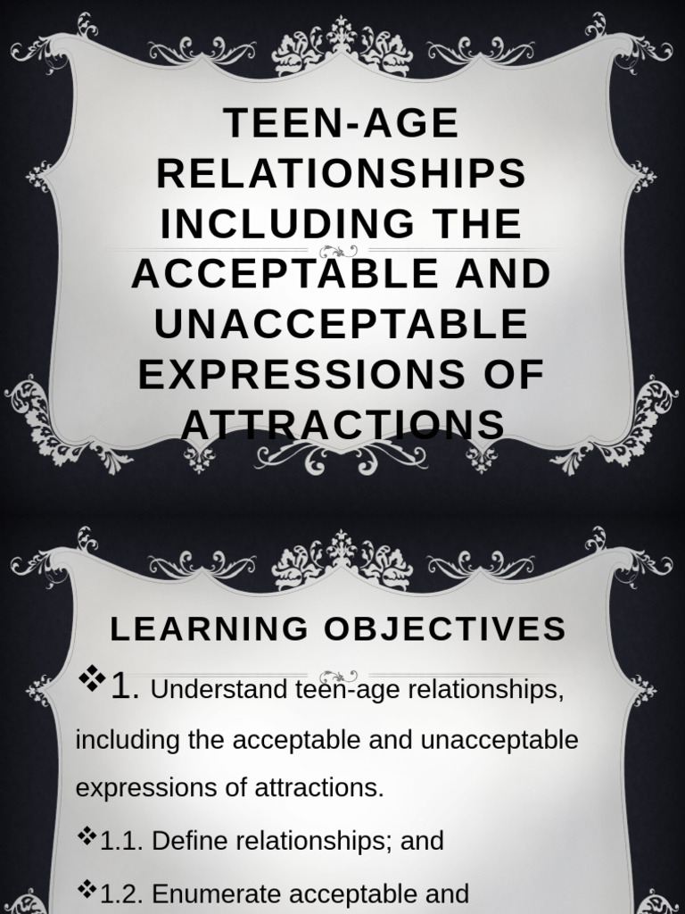 Understanding Teen-Age Relationship Dynamics | PDF | Love | Intimate ...