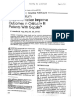 Critically III Patients With Sepsis