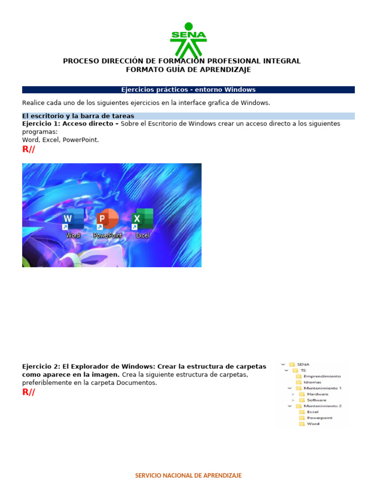 Organizar Carpetas en Windows PC | PDF | Archivo de computadora | Botón ...