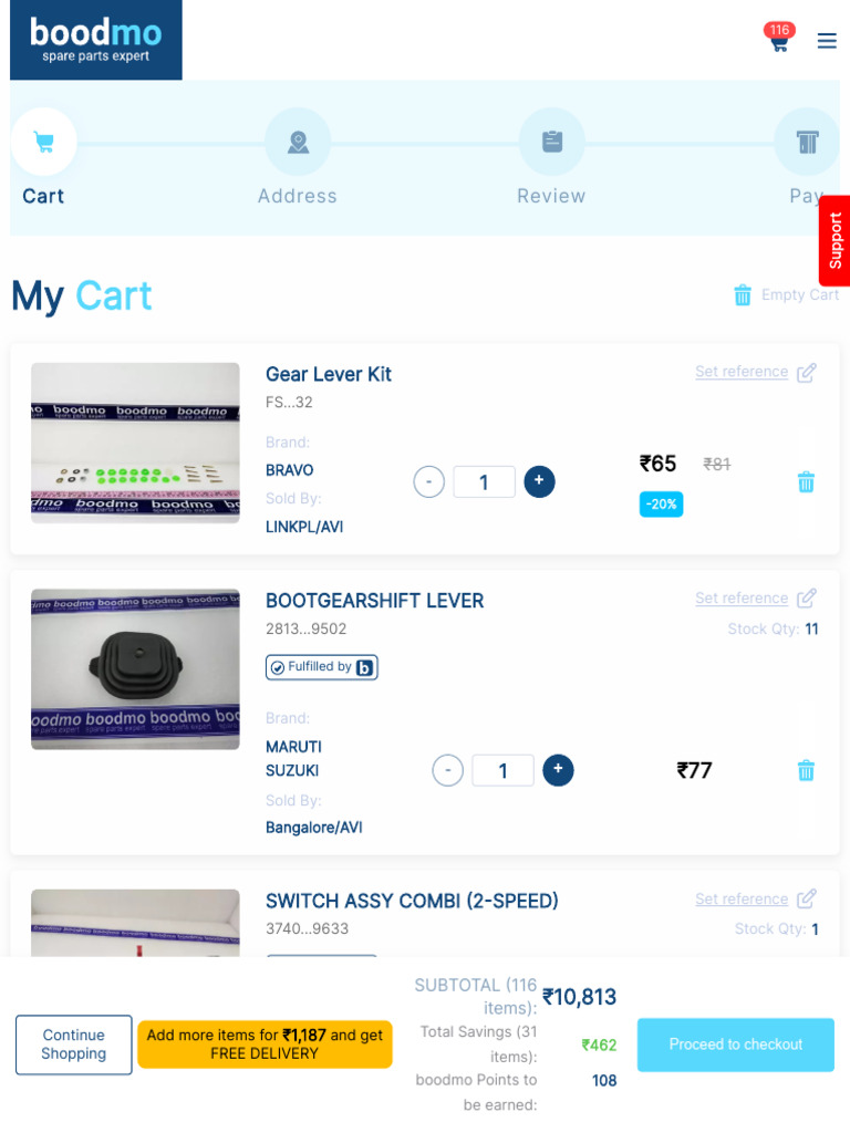 Maruti Suzuki Spare Parts Cart | PDF | General Motors Marques | Car ...
