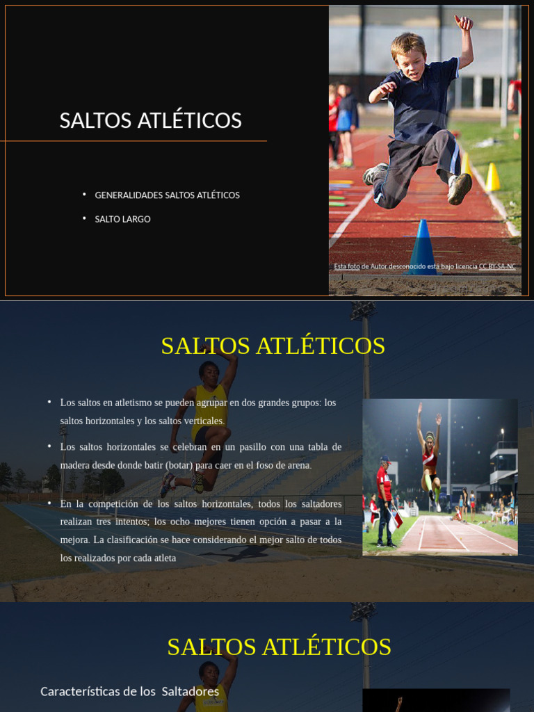 Guía Completa de Saltos Atléticos | PDF | Deporte del atletismo