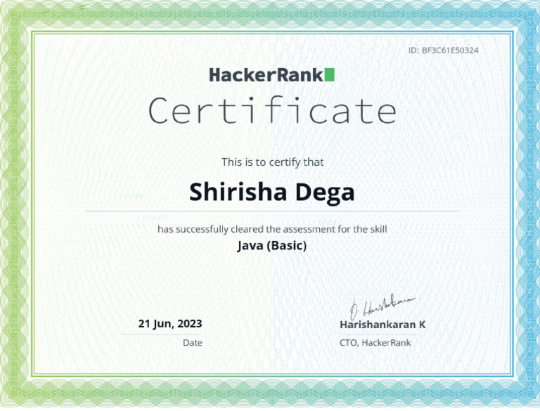 Java - Basic Certificate | PDF