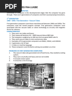 First Generation: 1940 - 1956 (Vacuum Tubes) | PDF | Technology ...