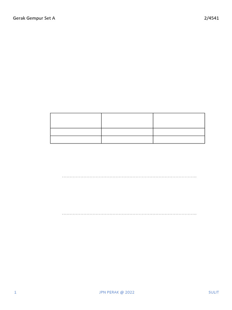 Set A K2 Soalan | PDF