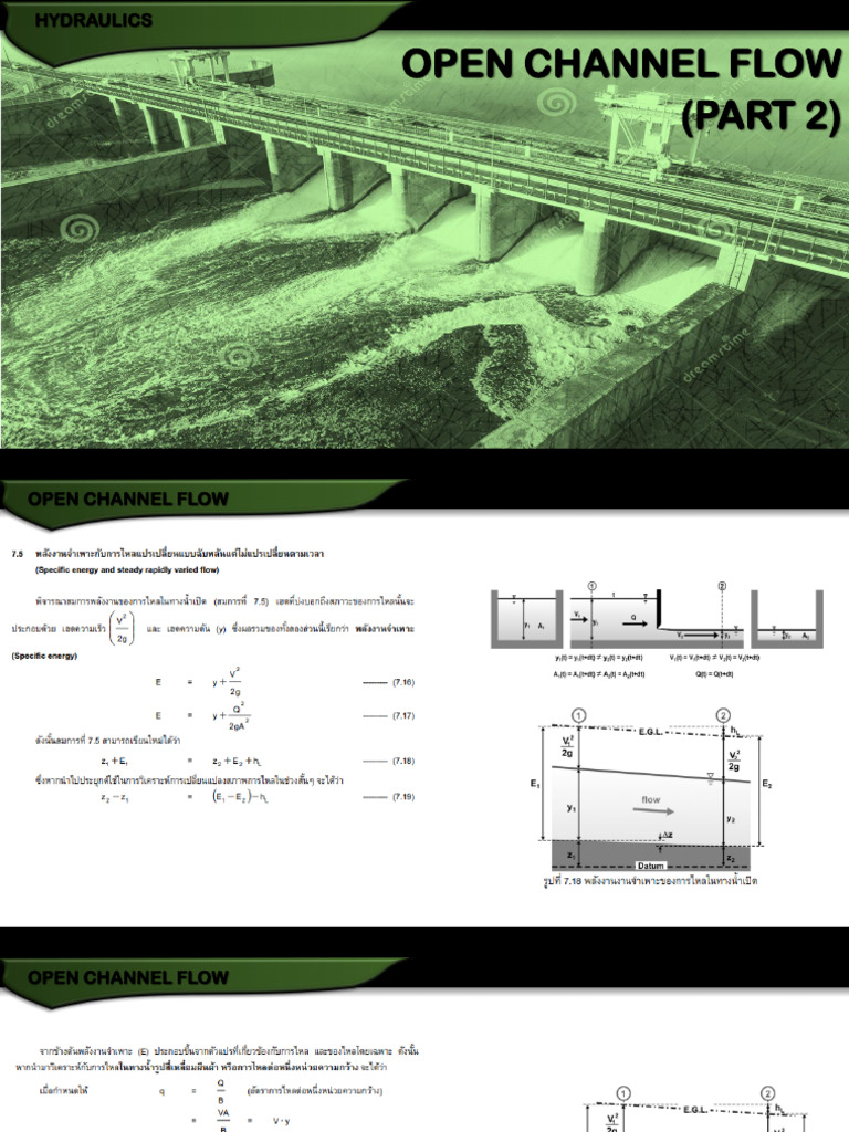 1-Open Channel Flow-2 | PDF | Home & Garden | Technology & Engineering