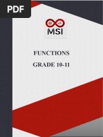 Grade 11 Functions and Graphs Notes | PDF | Asymptote | Function ...
