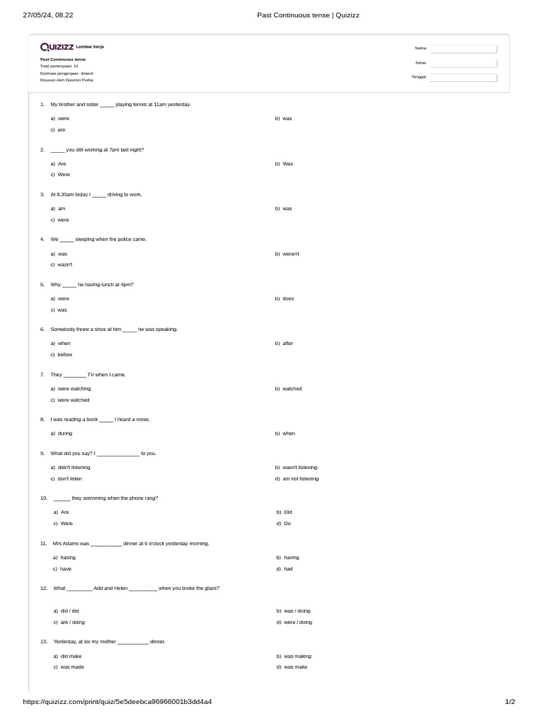 past-continuous-tense-quizizz-pdf