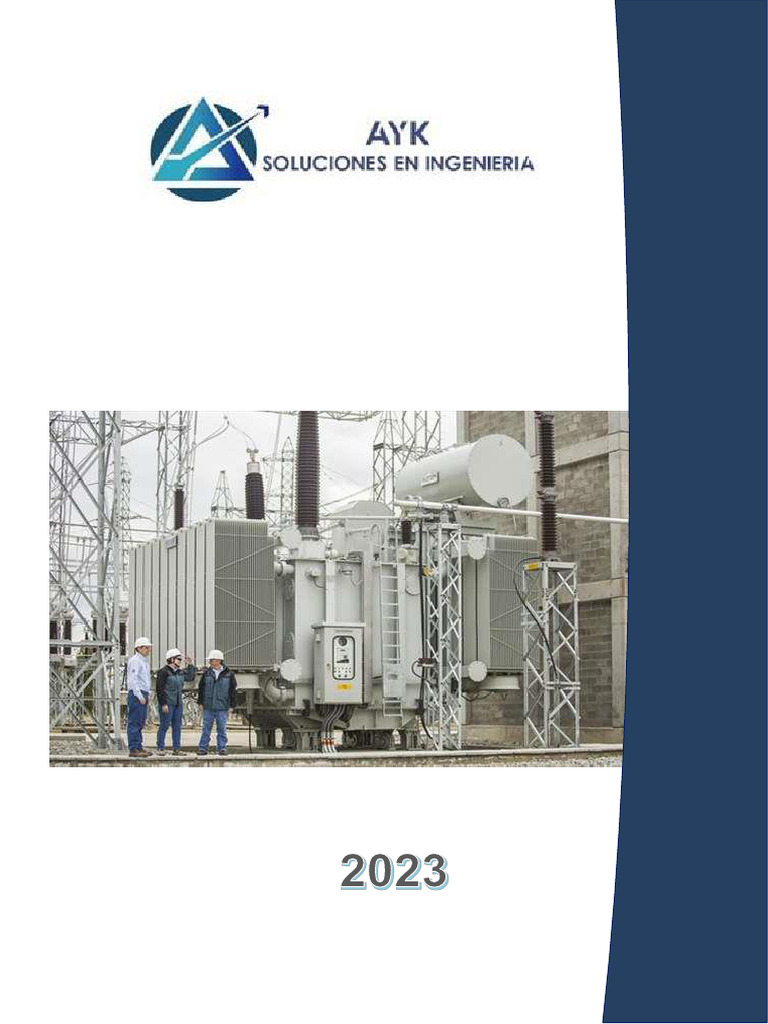 Brochure Ayk 2023-1 | PDF | Transformador | Cableado eléctrico