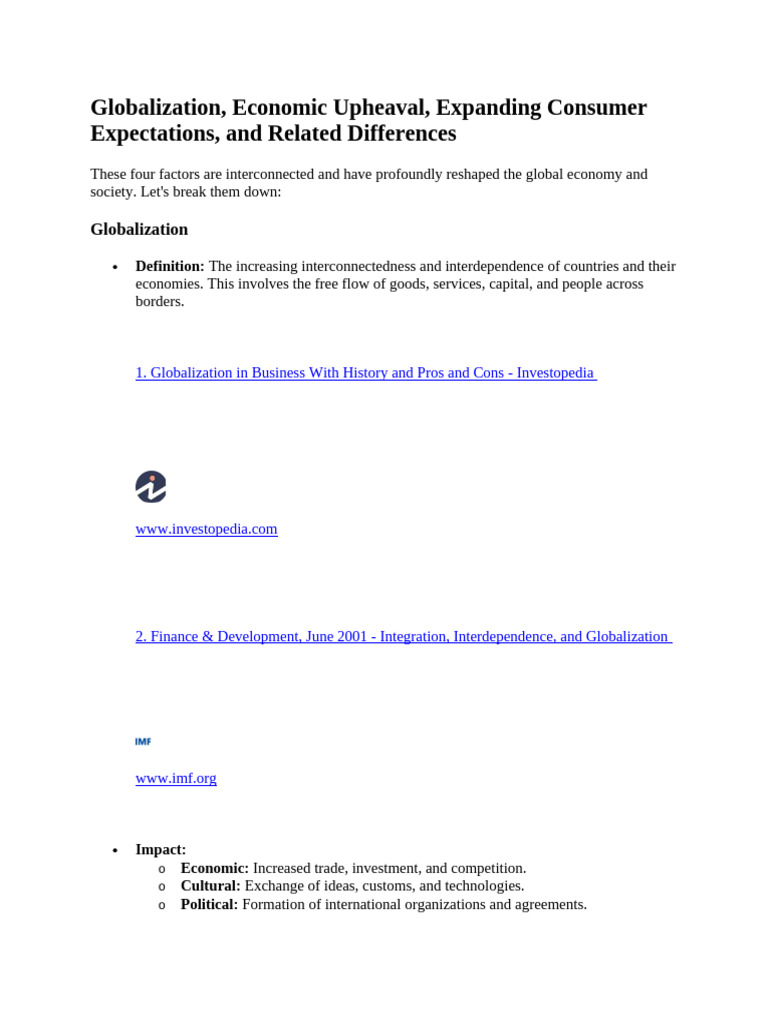 Globalization Pdf Supply Chain Globalization