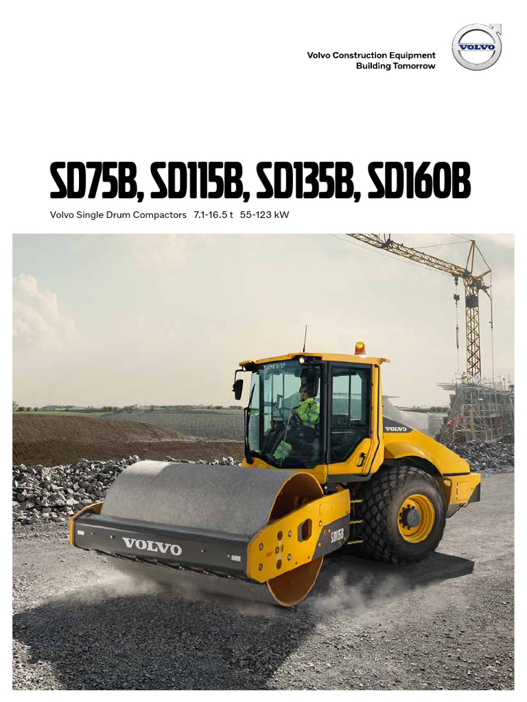 Volvo SD75B Compactor Overview | PDF | Engines | Fuel Economy In ...