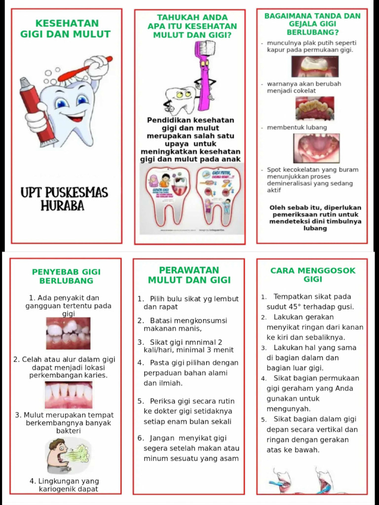 Leaflet Gigi Dan Mulut | PDF