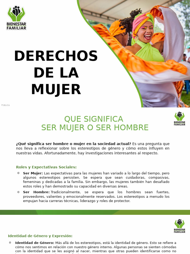Derechos de La Mujer | PDF | Género | Estudios de género