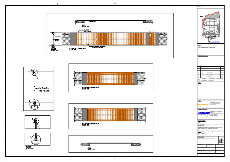 Compound Wall & Gate Details | PDF