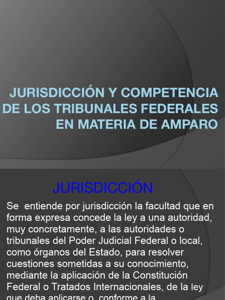 JURISDICCIÓN Y COMPETENCIA | PDF | Jurisdicción | Judicaturas