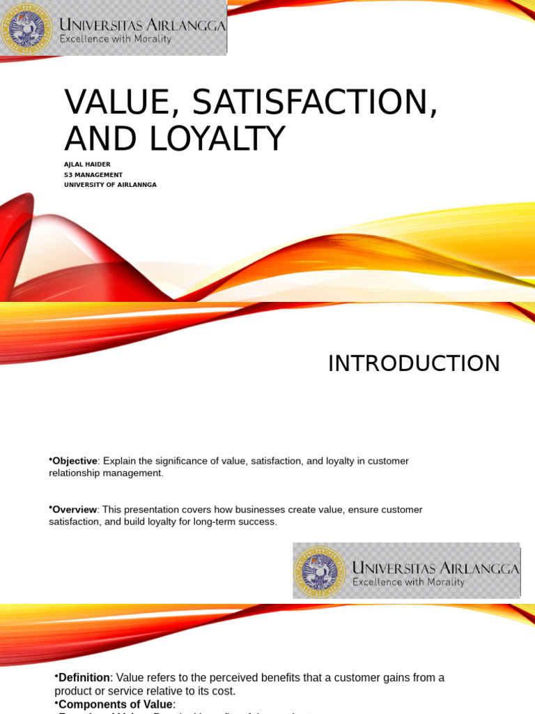 Value, Satisfaction, and Loyalty in CRM | PDF | Customer Satisfaction ...