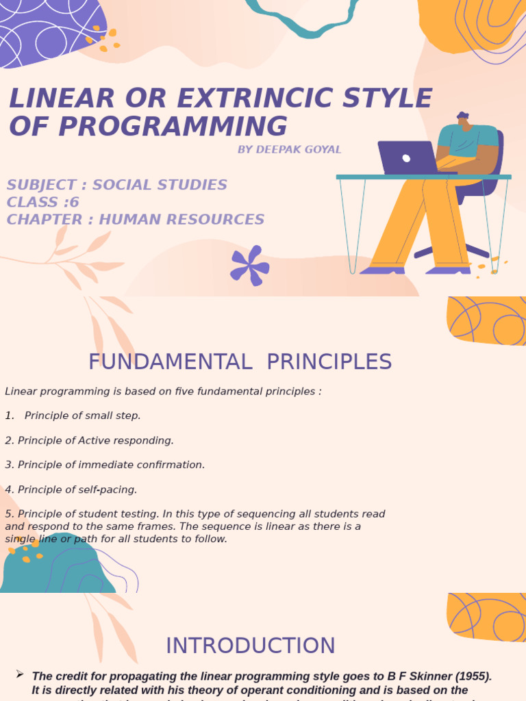 Linear Programming in Human Resources | PDF | Learning | Human Resources