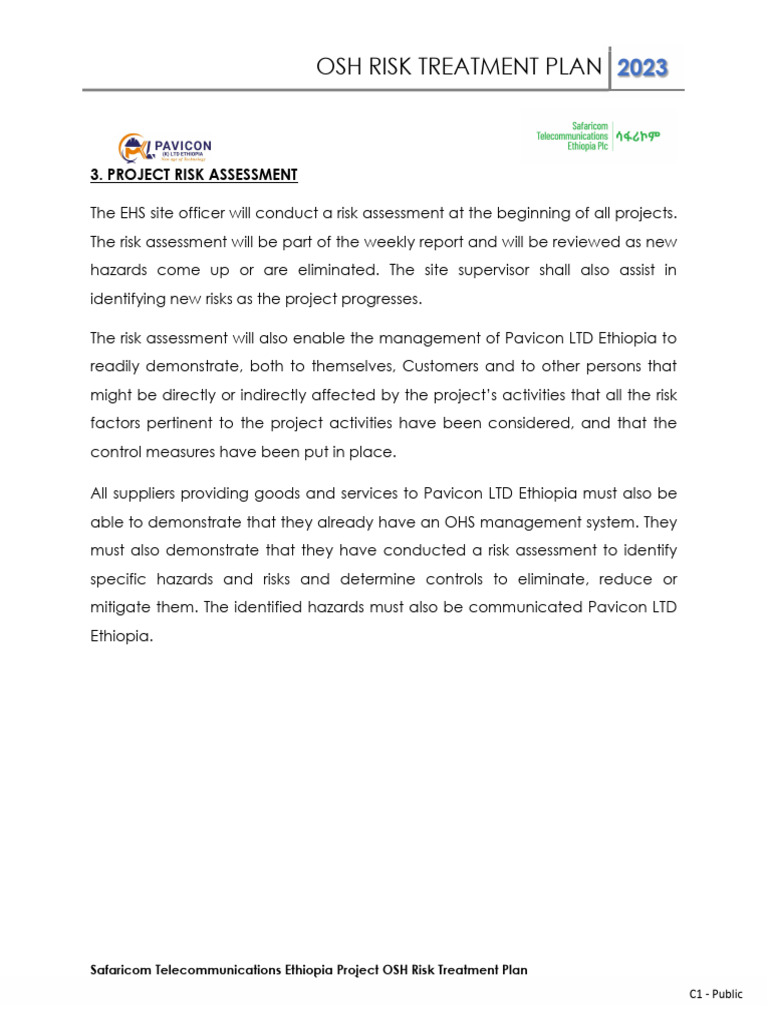 3.project Risk Assessment | PDF | Risk | Risk Assessment