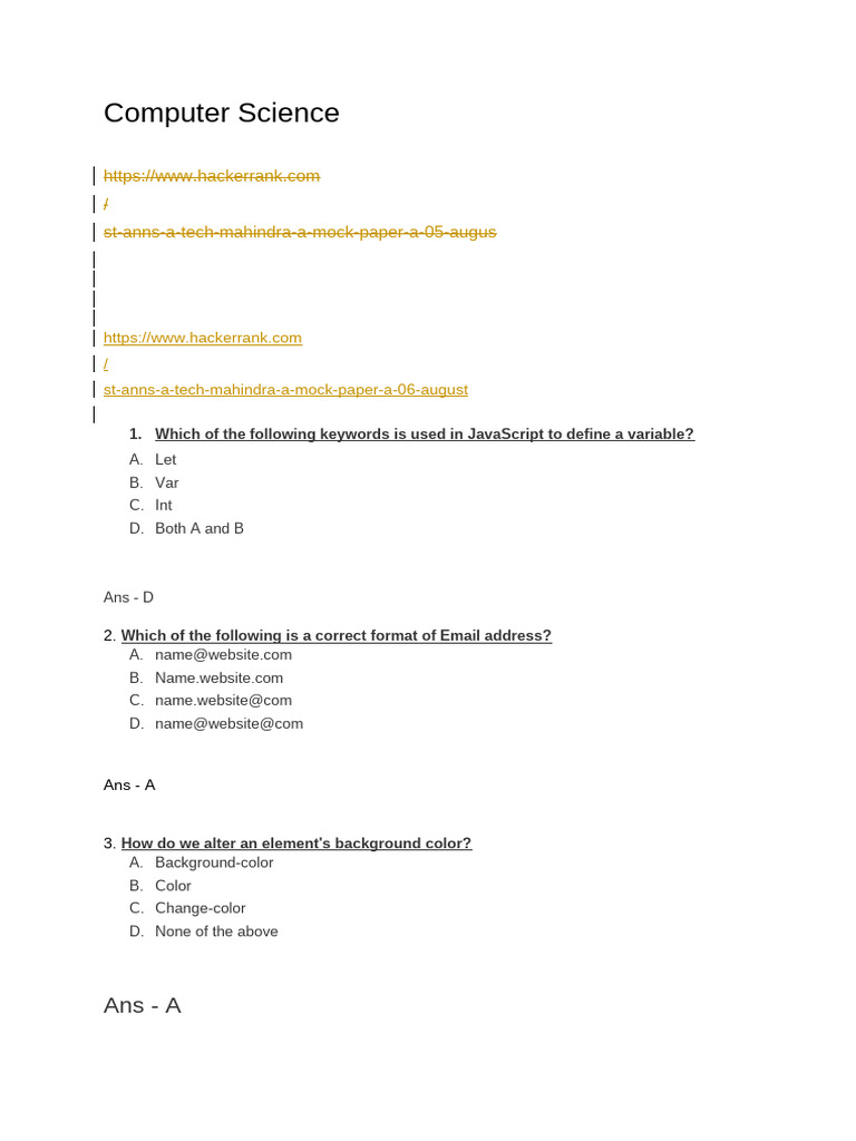 Tech Mahindra | PDF | Java Script | Computing