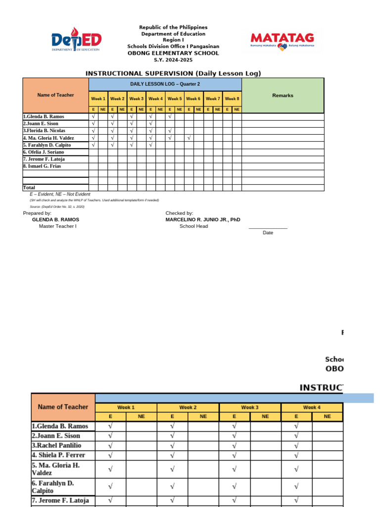 Monitoring Tool - DLL - Excel Copy - 2ndQ | PDF