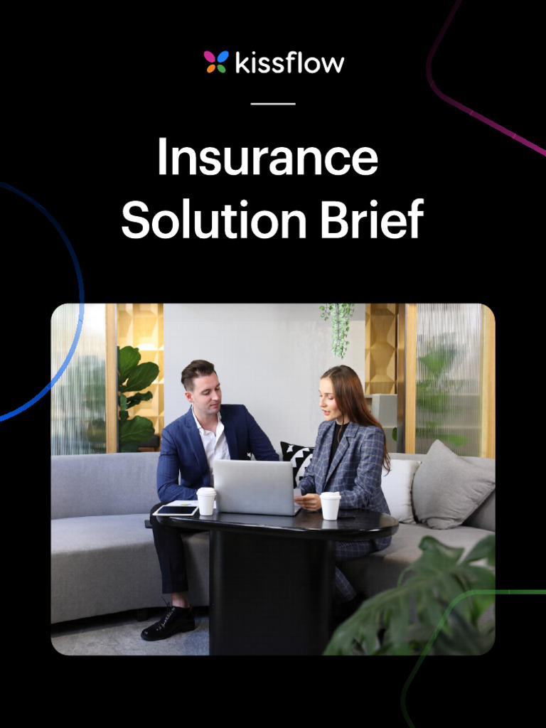 Kissflow Insurance Solution Brief | PDF | Insurance | Underwriting