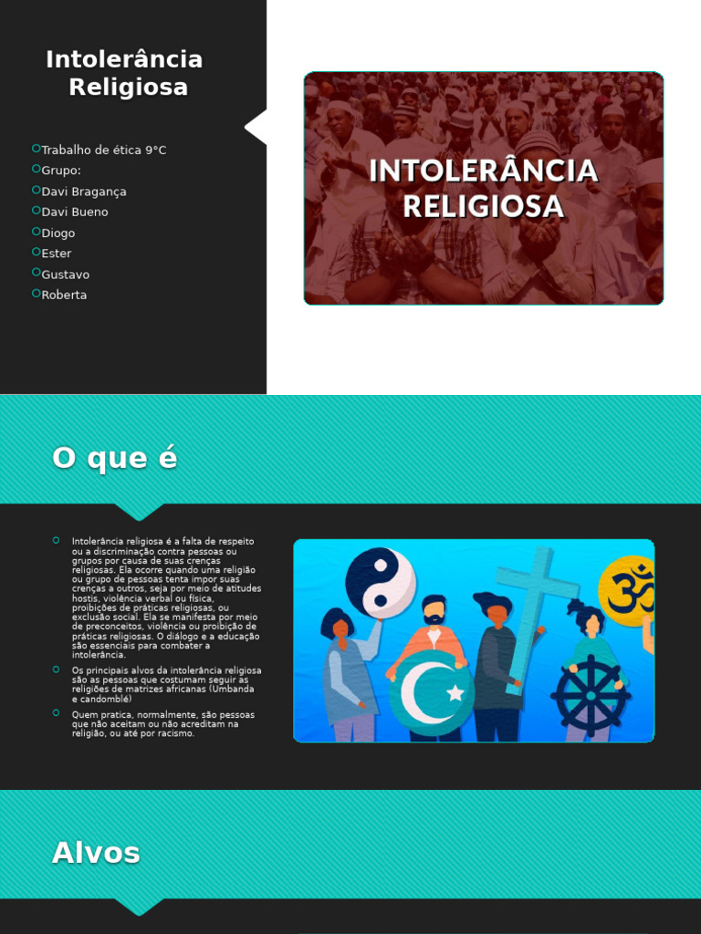 Intolerância Religiosa | PDF | Racismo | Discriminação e Relações Raciais