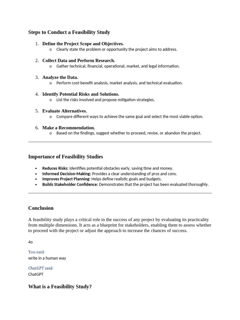Steps in building 2555 pdf feasibility study risk