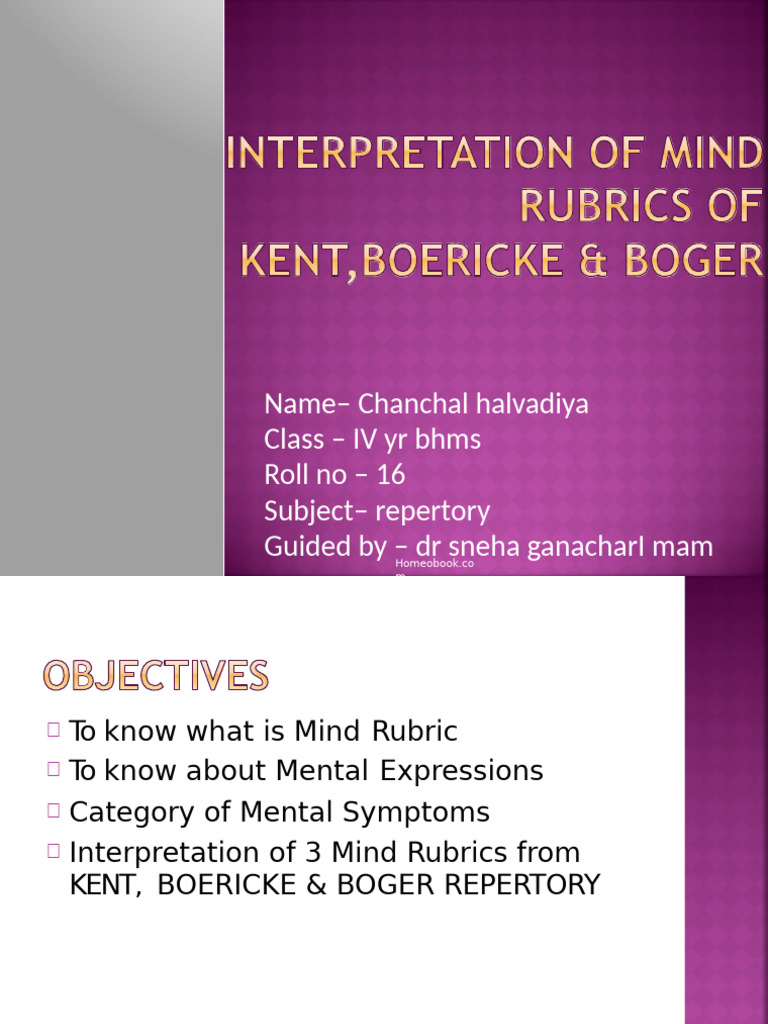 Interpretation of Mind Rubrics | PDF | Mind | Psychology