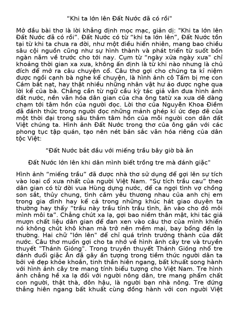 Dat Nuoc | PDF