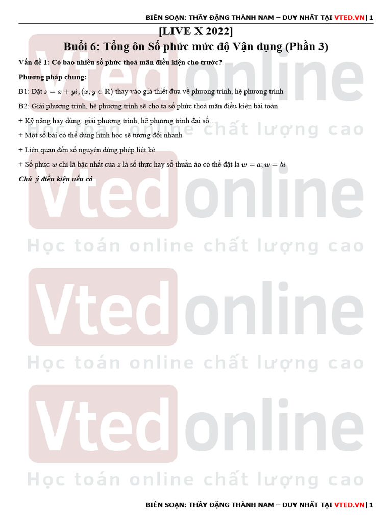 Toán Vted | PDF